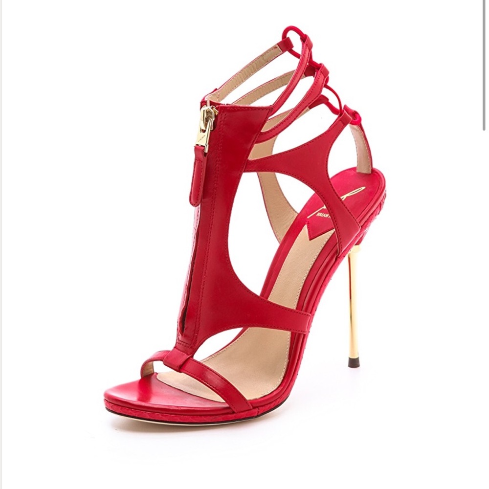 Brian Atwood Merritta Zip Sandals